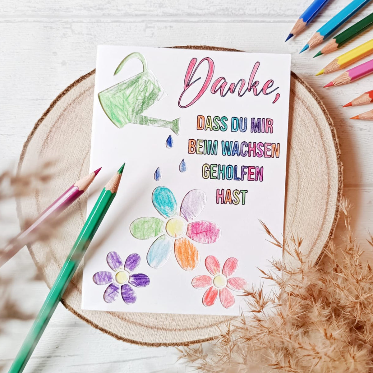  Foto zu Karte Danke Erzieher Plotterdatei – Milbow 