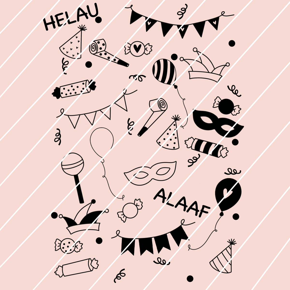 Fasching/Karneval Mix Plotterdatei Milbow